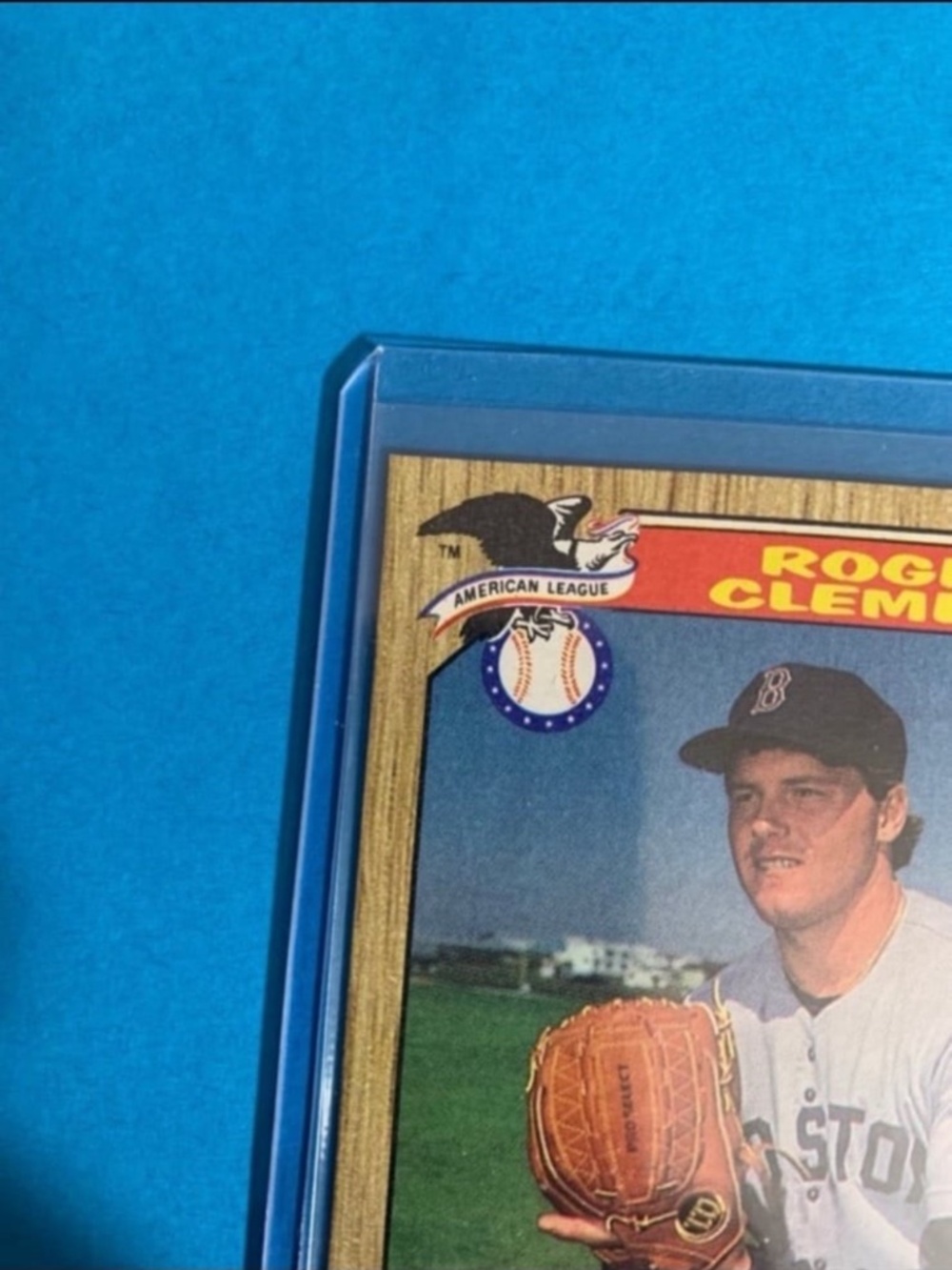 RARE WRONG BACK PRINTING PRESS ERROR ROGER CLEMENS - MINT!! - Picture 4 of 7